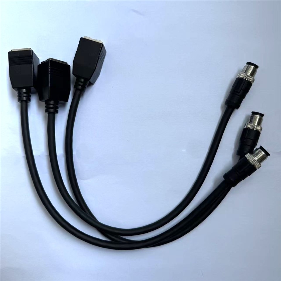 Cable femenino m12 a rj45