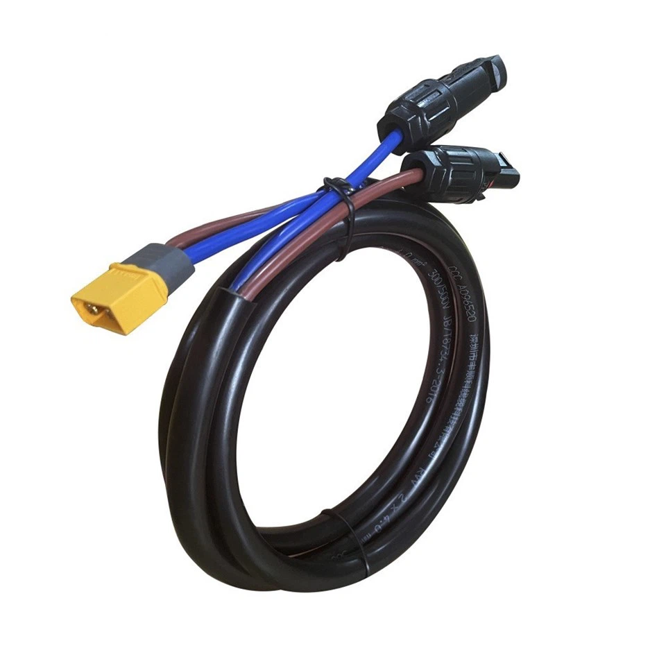 Solar Panel Adaptor Cable Mobile Power Cable MC4 To XT60